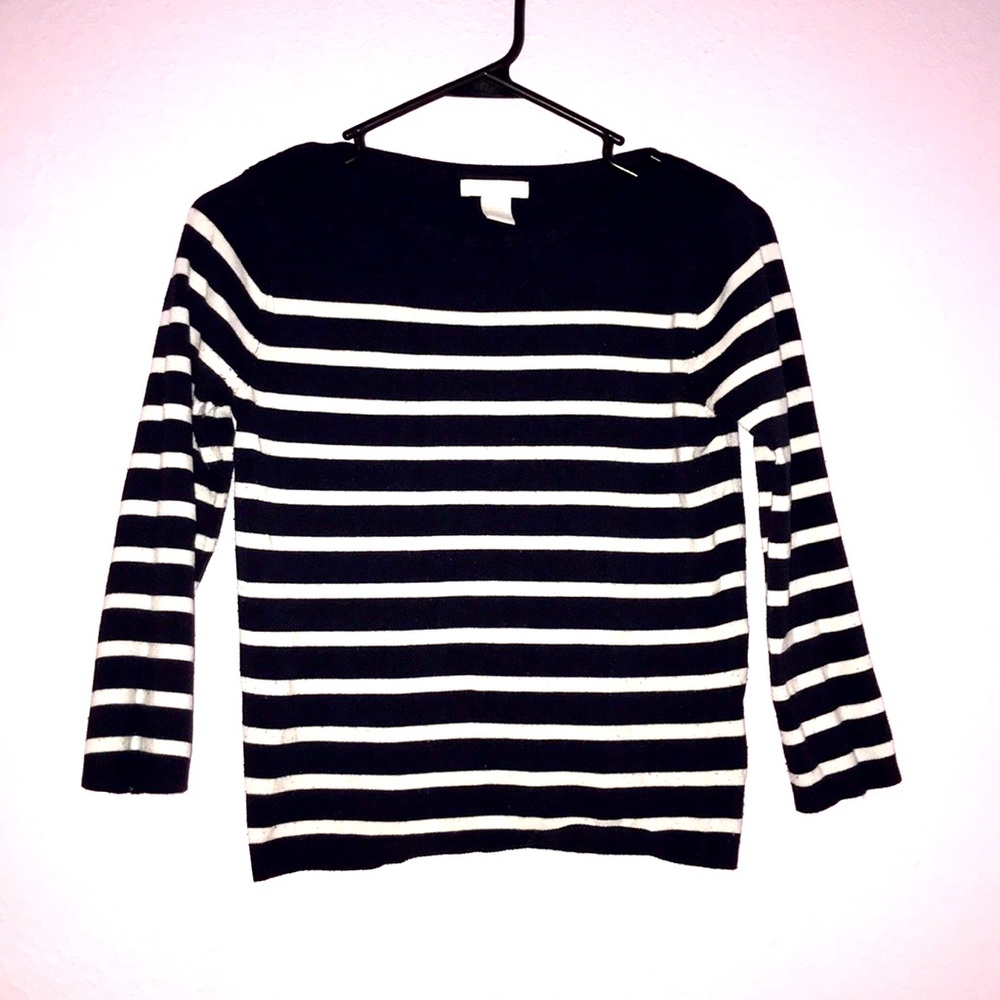 Navy blue Striped shirt